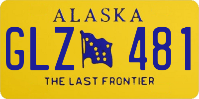 AK license plate GLZ481