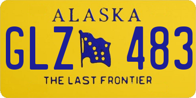 AK license plate GLZ483