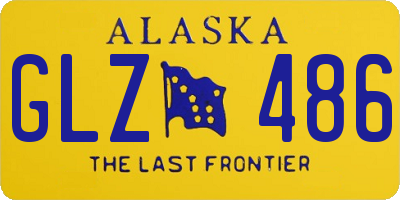AK license plate GLZ486