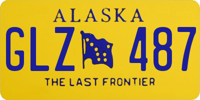 AK license plate GLZ487