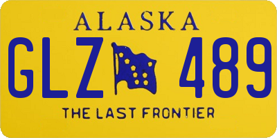 AK license plate GLZ489