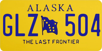 AK license plate GLZ504