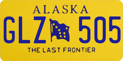 AK license plate GLZ505