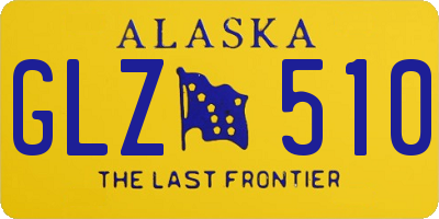 AK license plate GLZ510