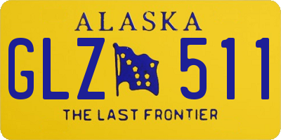 AK license plate GLZ511