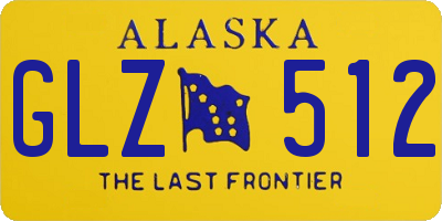 AK license plate GLZ512