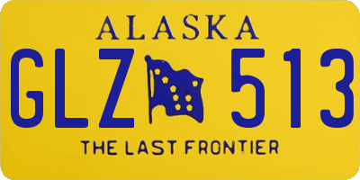 AK license plate GLZ513