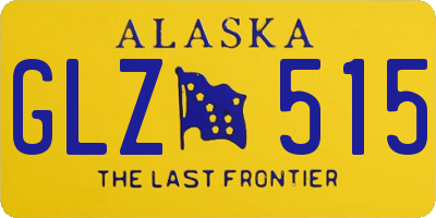 AK license plate GLZ515
