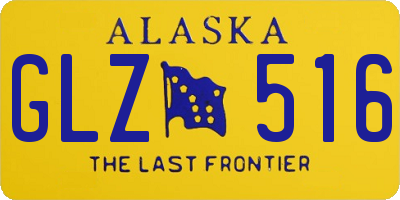 AK license plate GLZ516