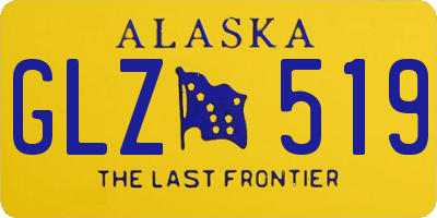 AK license plate GLZ519