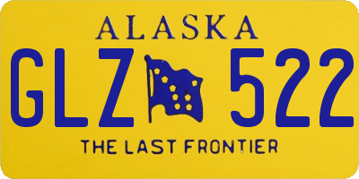 AK license plate GLZ522