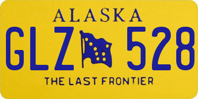 AK license plate GLZ528