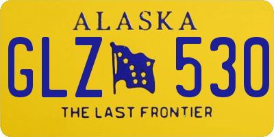 AK license plate GLZ530
