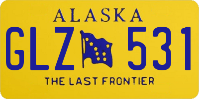 AK license plate GLZ531