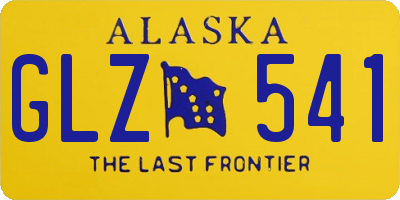 AK license plate GLZ541