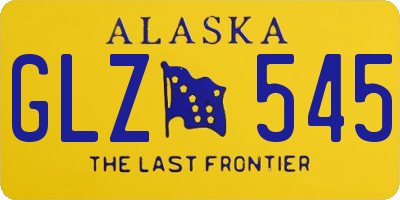 AK license plate GLZ545