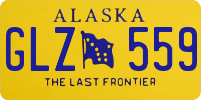 AK license plate GLZ559