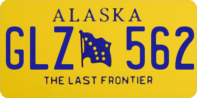 AK license plate GLZ562