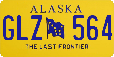 AK license plate GLZ564