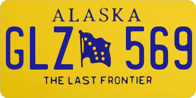 AK license plate GLZ569