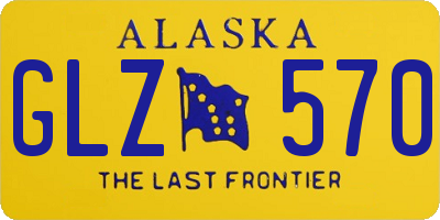 AK license plate GLZ570