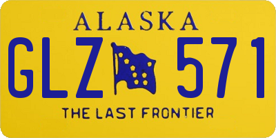 AK license plate GLZ571