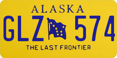 AK license plate GLZ574