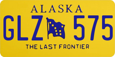 AK license plate GLZ575
