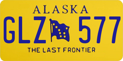 AK license plate GLZ577