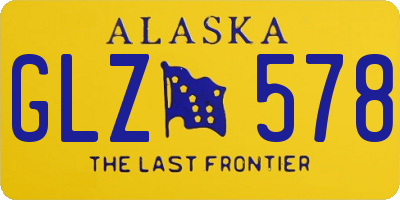 AK license plate GLZ578