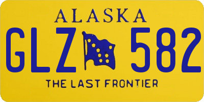 AK license plate GLZ582