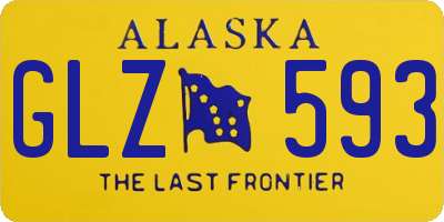 AK license plate GLZ593