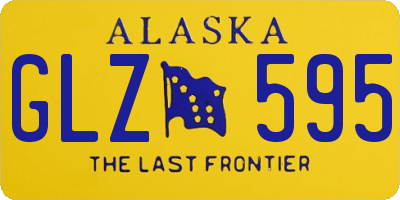 AK license plate GLZ595
