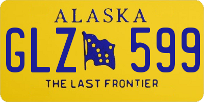 AK license plate GLZ599
