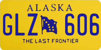 AK license plate GLZ606
