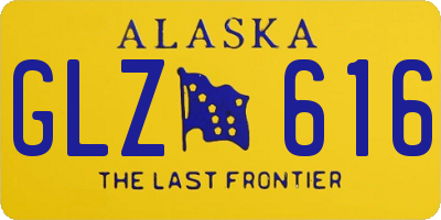 AK license plate GLZ616