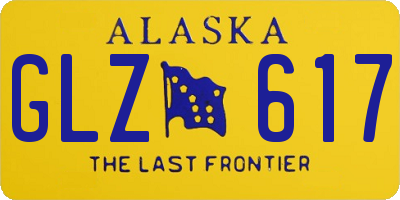 AK license plate GLZ617