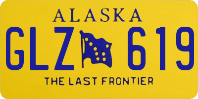 AK license plate GLZ619