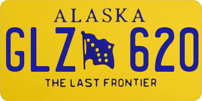 AK license plate GLZ620