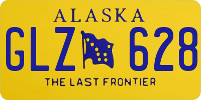 AK license plate GLZ628