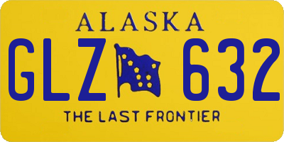 AK license plate GLZ632