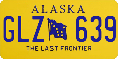 AK license plate GLZ639