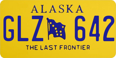 AK license plate GLZ642