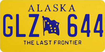 AK license plate GLZ644
