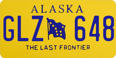 AK license plate GLZ648