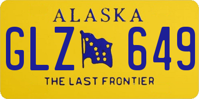 AK license plate GLZ649