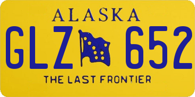 AK license plate GLZ652