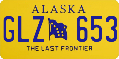 AK license plate GLZ653