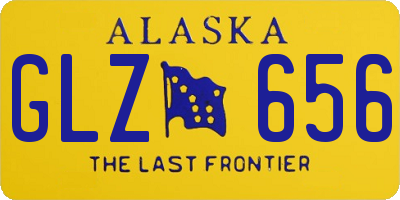 AK license plate GLZ656