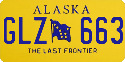AK license plate GLZ663